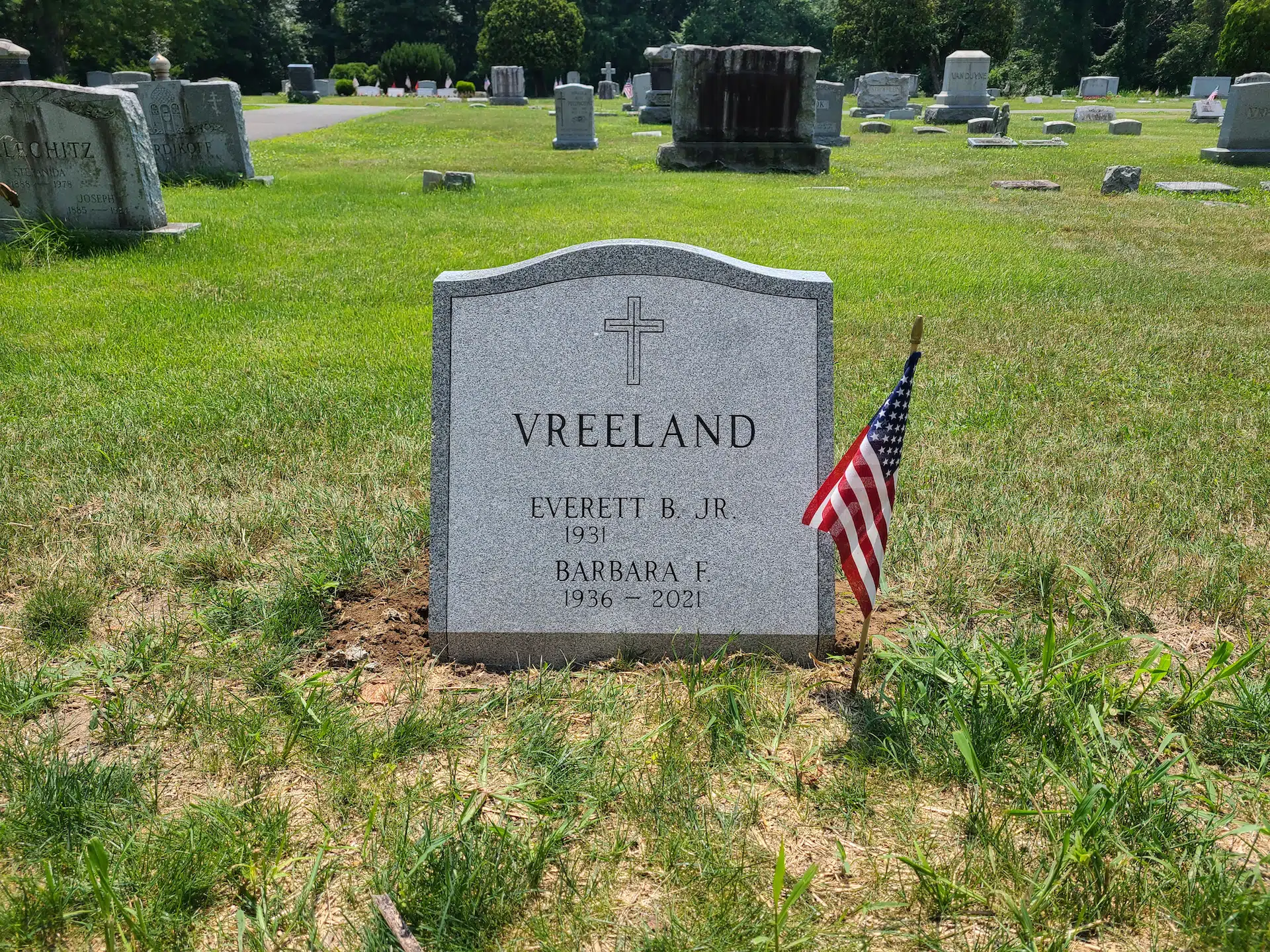 Granite Grave Monument hand-carved by NJ Grave Monuments in NJ — image 3
